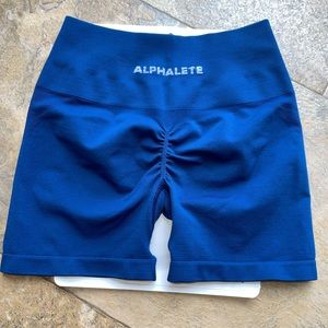 Brand new Alphalete amplify victory blue shorts 🦋💙🐬